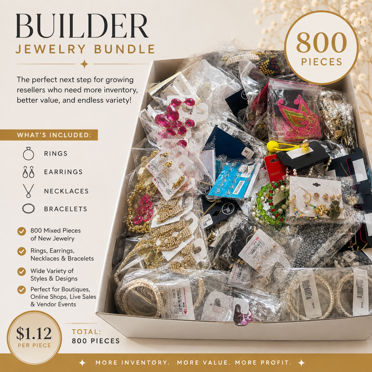 Builder Jewelry Bundle (800 pieces)